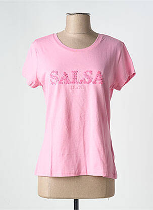 Tricou roz SALSA femeie