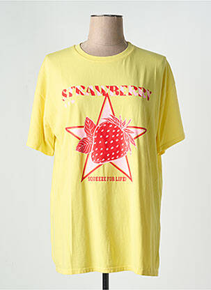 Tricou galben CIAO MILANO femeie