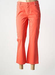 Pantalon 7/8 elasticitate mărime normală portocaliu HAPPY femme