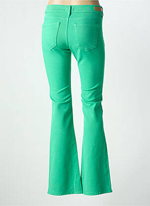 Pantalon evazat elasticitate mărime normală verde HAPPY femeie