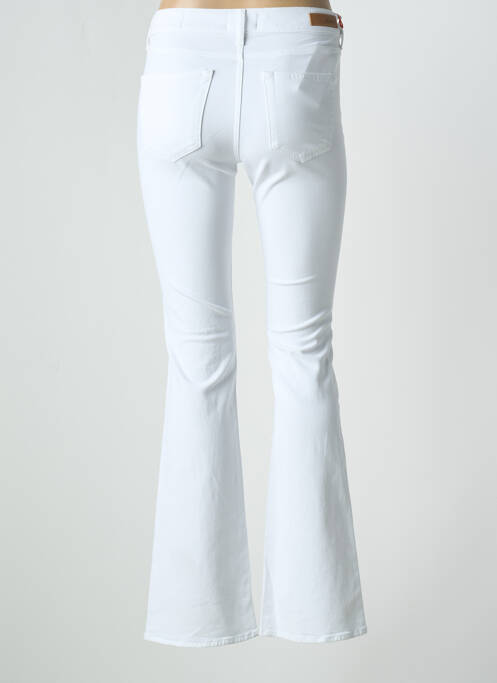 Pantalon drept alb HAPPY femeie