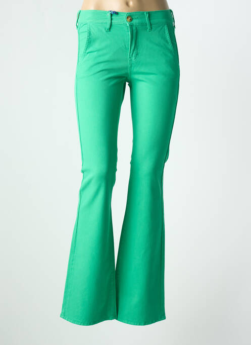 Pantalon evazat verde HAPPY femeie