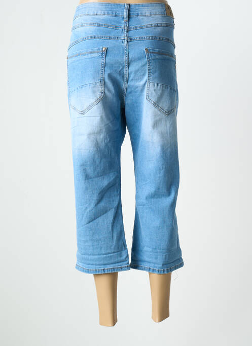 Pantalon trei sferturi albastru KAROSTAR femeie