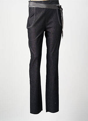 Pantalon slim buzunare talie înaltă negru ANGELO TARLAZZI femeie