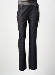 Pantalon slim buzunare talie înaltă negru ANGELO TARLAZZI femeie