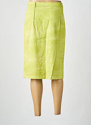 Fustă midi talie cu cleme verde GOTHIC femeie