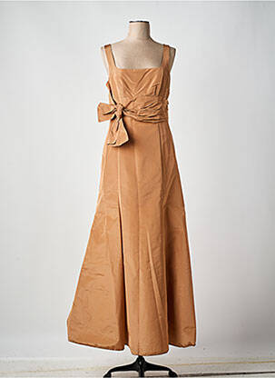 Rochie lungă maro FRED SUN femeie