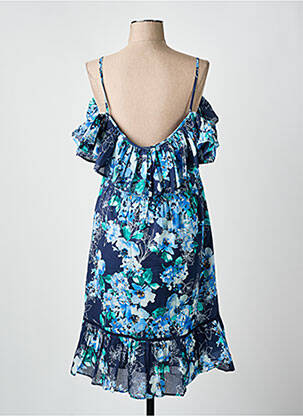Rochie midi imprimeu floral bretele subțiri albastru MY TWIN femeie