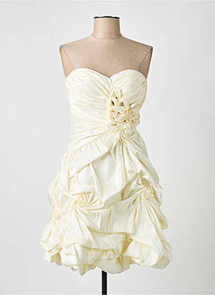 Rochie scurtă bej FOREVER UNIQUE femeie