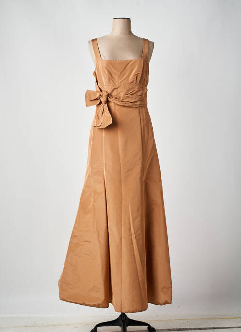 Rochie lungă maro FRED SUN femeie