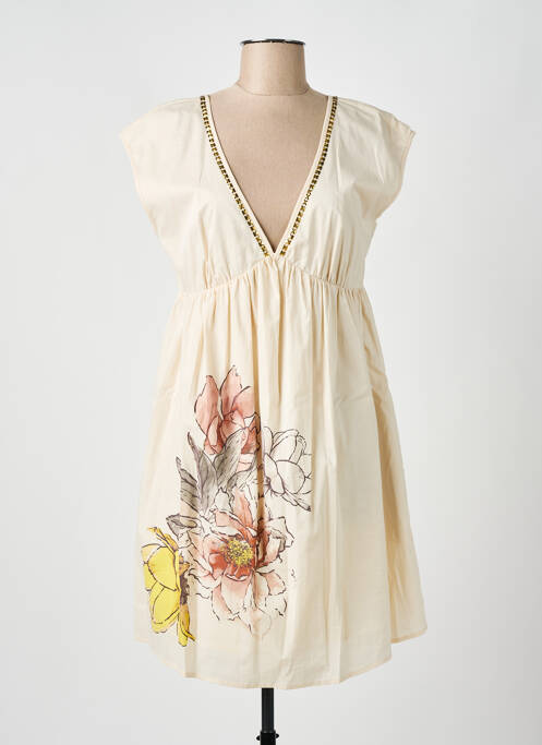 Rochie scurtă bej MY TWIN femeie