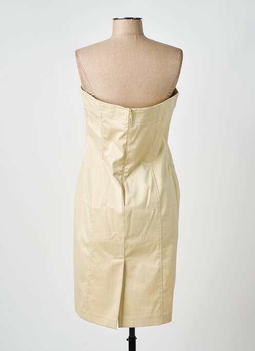 Rochie scurtă bej IKITO femeie