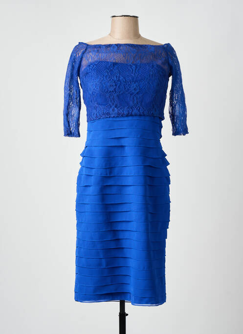 Rochie midi albastru FASHION NEW YORK femeie