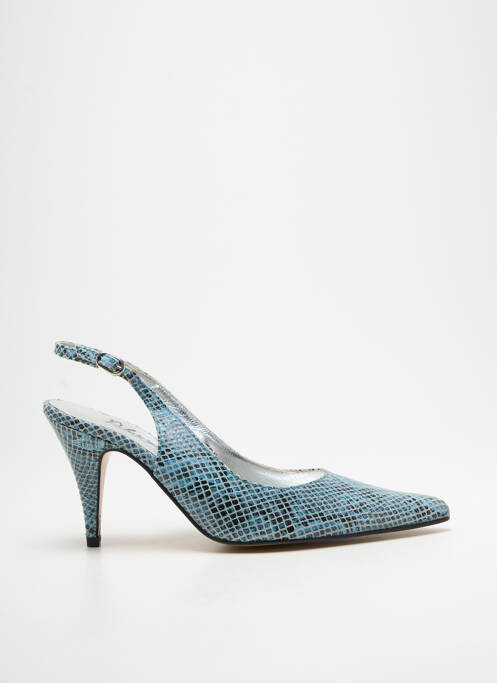 Pantofi cu toc albastru PALAZZI femeie