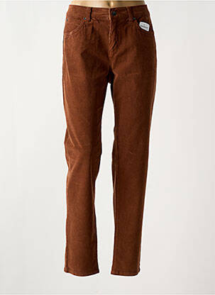 Pantalon slim maro ANNA MONTANA femeie