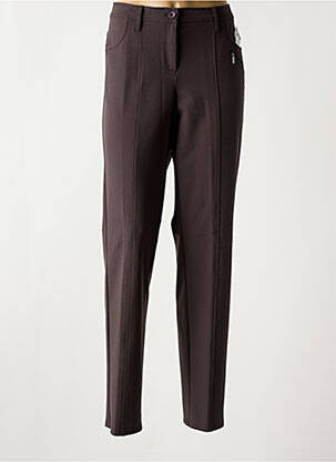Pantalon slim elasticitate mărime normală maro FRANK WALDER femeie