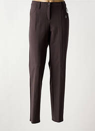 Pantalon slim elasticitate mărime normală maro FRANK WALDER femme