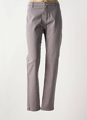 Blugi cu croială dreaptă gri BRUNO SAINT HILAIRE femeie