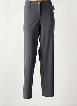 Pantalon drept țesătură crep mărime normală gri FRANK WALDER femeie