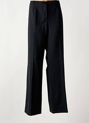 Pantalon drept talie cu cleme talie înaltă gri BRUNO SAINT HILAIRE femeie