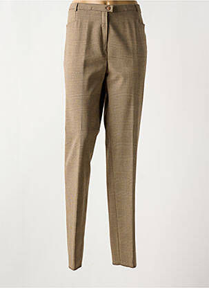 Pantalon slim bej CHRISTIAN MARRY femeie