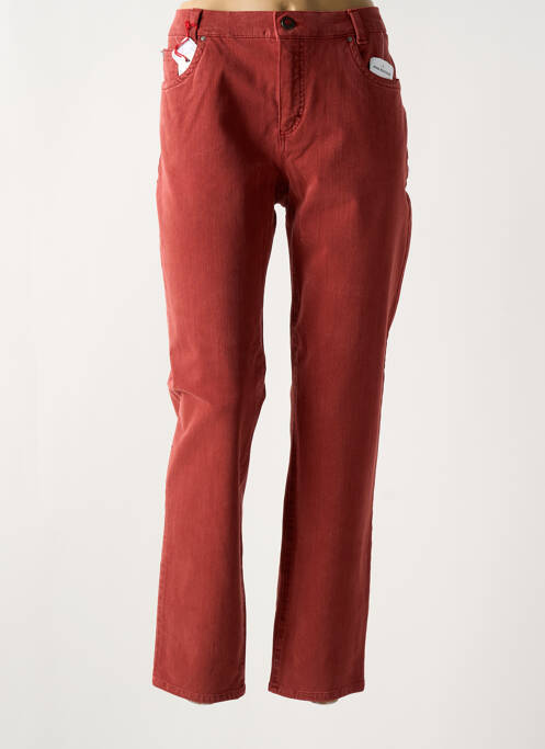 Blugi cu croială slim portocaliu ANNA MONTANA femeie