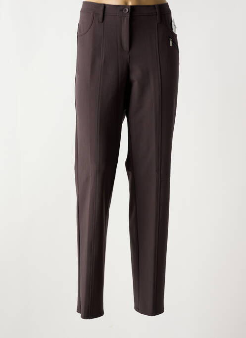 Pantalon slim maro FRANK WALDER femeie