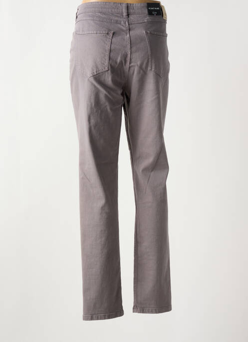 Blugi cu croială dreaptă gri BRUNO SAINT HILAIRE femeie