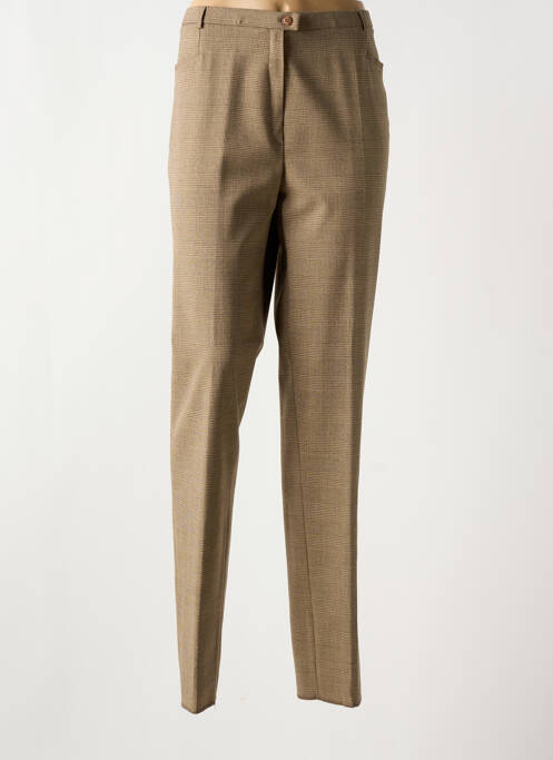 Pantalon slim bej CHRISTIAN MARRY femeie