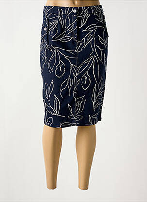 Fustă midi albastru FRANCE RIVOIRE femeie