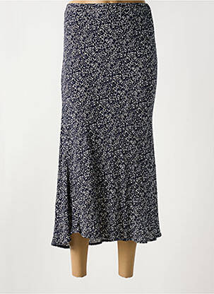 Fustă lungă imprimeu fantezie albastru FRANCE RIVOIRE femme