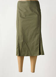 Fustă midi elasticitate verde FRANK WALDER femme
