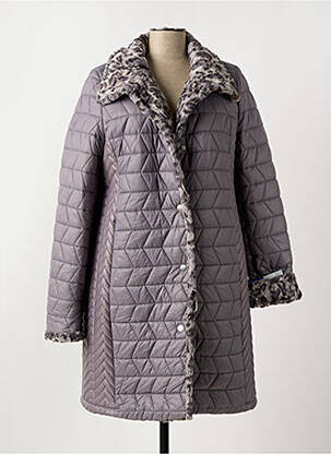 Geacă matlasată gri FASHION femeie