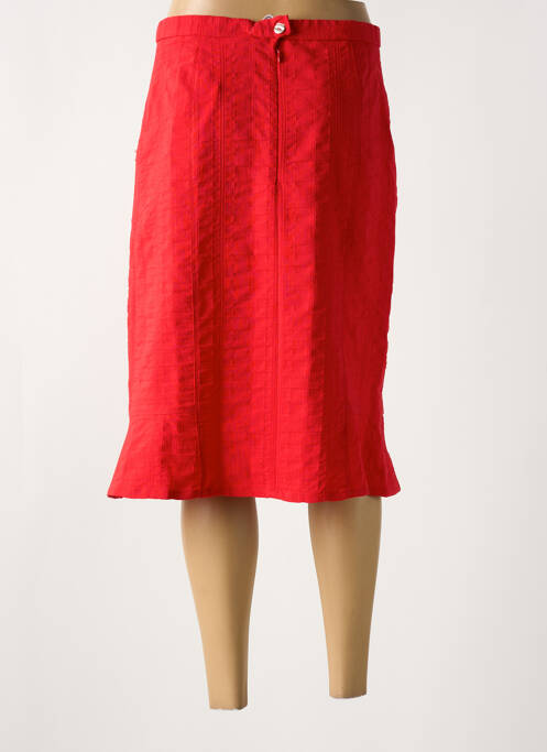 Fustă midi roșu FRANCE RIVOIRE femeie