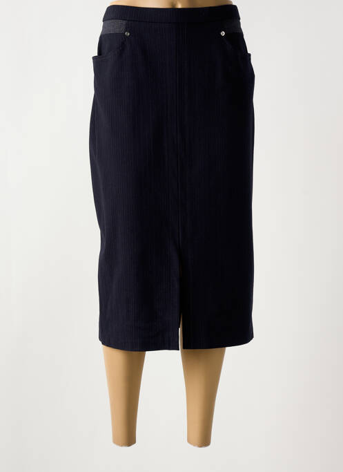 Fustă midi albastru CHRISTINE LAURE femeie