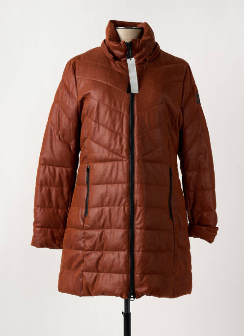 Geacă matlasată maro REVER MILE femeie