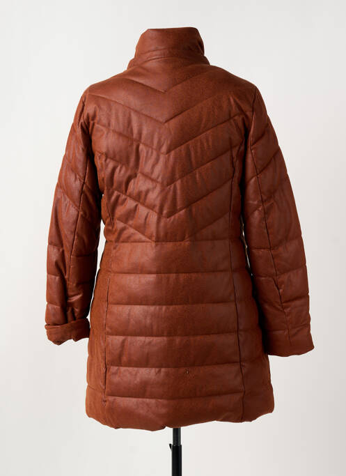 Geacă matlasată maro REVER MILE femeie