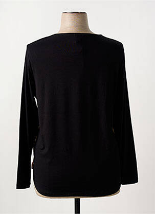 Tricou mâneci lungi mâneci lungi negru FRANCE RIVOIRE femeie