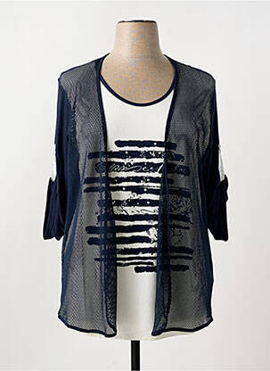 Tricou albastru FRANK WALDER femeie