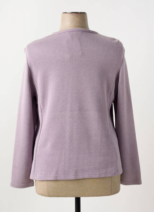 Vestă cu mâneci lungi violet FRANK WALDER femeie