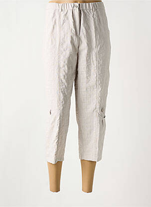 Pantalon trei sferturi bej FRANCE RIVOIRE femeie