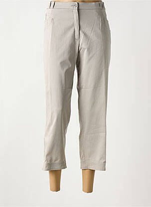 Pantalon trei sferturi gri CHRISTINE LAURE femeie