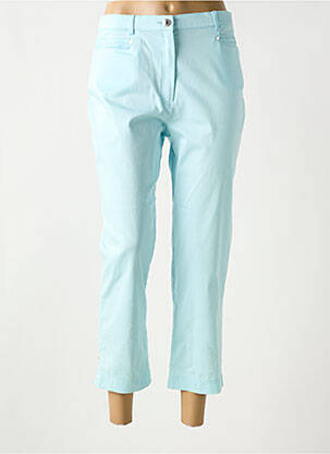 Pantalon trei sferturi albastru CHRISTINE LAURE femeie