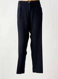 Pantalon drept elasticitate mărime normală negru CHRISTINE LAURE femme
