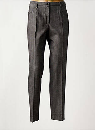Pantalon drept elasticitate mărime normală negru CHRISTINE LAURE femeie