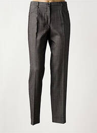 Pantalon drept elasticitate mărime normală negru CHRISTINE LAURE femme