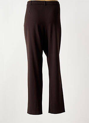Pantalon drept elasticitate mărime normală maro CHRISTINE LAURE femeie