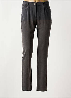Pantalon slim elasticitate mărime normală gri CHRISTINE LAURE femeie