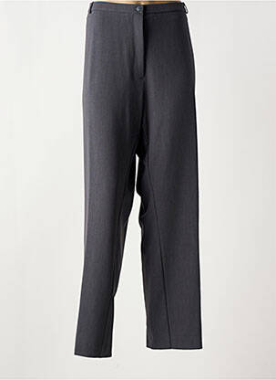 Pantalon drept țesătură crep mărime normală gri JEAN GABRIEL femeie