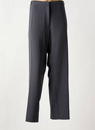 Pantalon drept țesătură crep mărime normală gri JEAN GABRIEL femme